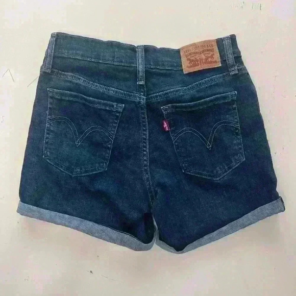 Levi Mid Length Short Women’s size 25 Jean Shorts - Picture 2 of 5